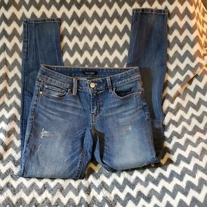 WHBM Distressed skinny jeans